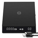 タイムモア ドリップスケール Black Mirror Nano コーヒー スケール 計量器 デジタルはかり キッチン スケール 0.1g~2000g タイマー...