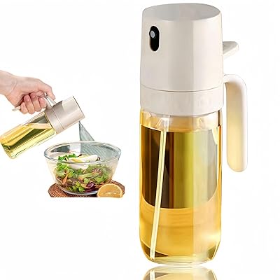 オイルスプレー【日本JFSL370認証】オリーブオイル スプレー 耐熱ガラス 霧吹き 料理用 油 スプレー 調理用オイルミスター噴霧器ボトル グレープシードオイル オイルポット 調味料入れ オイル差し 醤油スプレー 液だれしない 垂れない キッチン用
