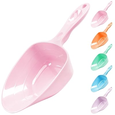 メラミン製ペットフード計量スプーン、1カップ、1/2カップ、1/4カップ、犬、猫、鳥、ウサギ用、明確な計量ライン付き、耐久性、人間工学に基づいたハンドル、食洗機対応-粉っぽい