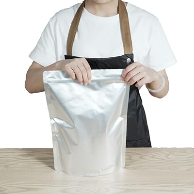 2kg 米袋 お米保存袋 冷蔵庫 袋 自立 米びつ チャック付き アルミ袋 遮光袋 お米保存容器 長期保存 防..