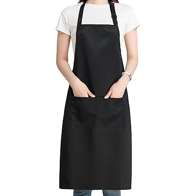 エプロン H型 首掛け シンプル 女性用 男性用 メンズ レデイース カフェエプロン 無地 おしゃれ 大容量ポケット 汚れにくい シワ防止 男女兼用 ノーアイロン 透けない ポケット付き 料理教室 (ブラック-首掛け)ブランド色ブラック-首掛けモデル商品説明【商品概要】【首掛け＆H型 2WAYデザイン】お好みで選べる「首掛けタイプ」と「H型エプロン」の2種類です。首掛けタイプは紐調節が可能で男女兼用、H型は太め肩紐でシワ防止＆肩への負担を軽減します。カフェエプロンとしても人気のシンプルデザインです。【動きやすさ抜群】ショート丈で料理や作業がスムーズにできます！飲食店の接客・家庭の調理・DIYに最適です。透けない厚手素材で汚れにくく、ノーアイロンで手間がかかりません。【大容量ポケット付き】左右独立の深いポケットで、調理道具やガーデニングツールをしっかり収納できます。高位置配置で動作を妨げず、おしゃれな機能性デザインです。【男女兼用ユニセックス】レディース・メンズ共用の無地エプロンです。料理教室・カフェ・園芸など、幅広いシーンでご利用いただけます。【多用途で便利】キッチン/園芸/DIYはもちろん、飲食店の制服・学校行事・アート活動にもおすすめです。洗濯耐久性に優れた作業用エプロンとして、長期にわたりご使用いただけます。【商品説明】シーンや体型に合わせて選べる2タイプデザイン、動きやすい丈感と快適な着用感、大容量ポケット、ユニセックス仕様で誰でも使いやすく、家庭から業務用まで幅広く対応する万能エプロンです。【商品詳細】商品種別：ホーム＆キッチン商品名：エプロン H型 首掛け シンプル 女性用 男性用 メンズ レデイース カフェエプロン 無地 おしゃれ 大容量ポケット 汚れにくい シワ防止 男女兼用 ノーアイロン 透けない ポケット付き 料理教室 (ブラック-首掛け)色：ブラック-首掛け商品タイプ：ビブ【当店からの連絡】