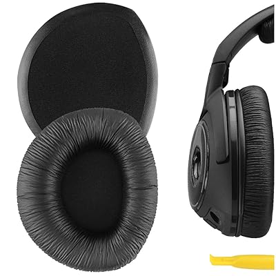 イヤーパッド QuickFit 互換性 パッド ゼンハイザーSennheiser HDR/RS/TR 160/ 170/ 180 ヘッドホンに対応 イヤパッド/イヤークッション/イヤーカップ (レザーレット/ベースプレートなし)