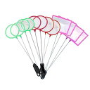 フィッシュネット12本セット 丸型と角型粗,密2タイプ 3サイズ 観賞魚用ネット ミジンコ バ