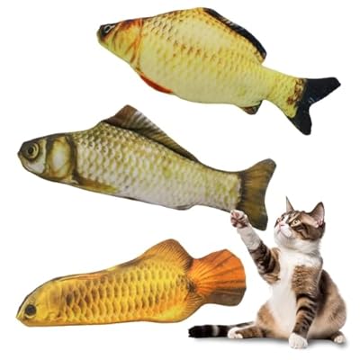 3個 猫 ひとり遊び おもちゃ 蹴りぐるみ 子猫用ぬいぐるみ 魚 サンマ ストレス発散グッズ こ
