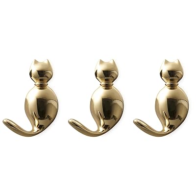 壁掛けフック 猫 おしゃれ かわいい 動物 ウォールフック 鍵掛け キー バッグ コート タオル 服 帽子 フック 壁 インテリア 収納 玄関 お風呂 リビング...