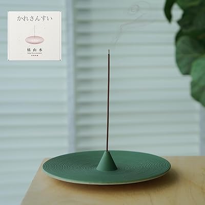 「枯山水」景徳鎮陶磁器 ミニ線香立て ·デザイン|香立て|香炉|香皿|香座|仏壇皿|ファッション、和風、灰を受けて飛べず、灰を飛びない、シンプルでリラ...