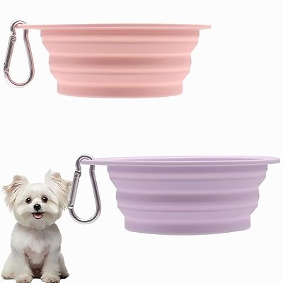 ペットボウル 折り畳み ペットボウル 2個セット コンパクト設計 犬 猫 皿 ペット食器 シリコ