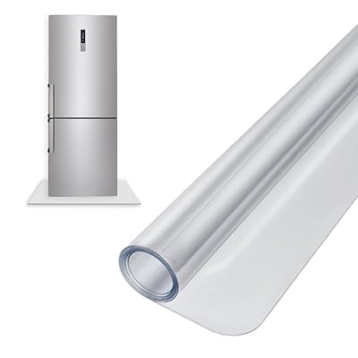 冷蔵庫マット 透明 拭ける 厚さ2.0mm PVCマット 洗濯機マット キズ防止 凹み防止 滑り止め 床保