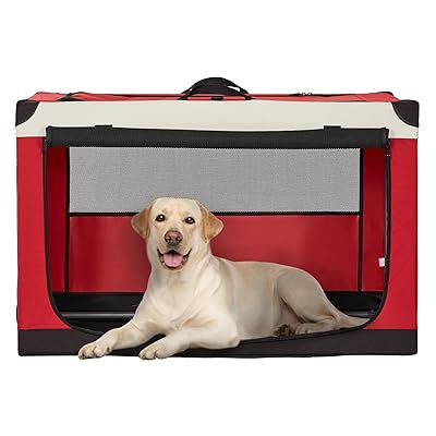 ソフトクレート ペットケージ 犬用クレート 中型ペット 折り畳み ペットハウス 猫犬兼用 組