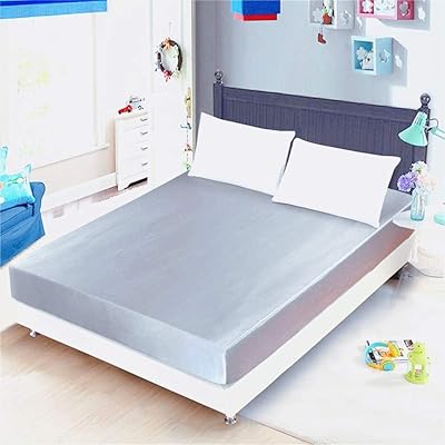 ボックスシーツ ダブル 夏は涼しく ベッドシーツ 光沢 ツルツル シルクみたい艶と肌触り感