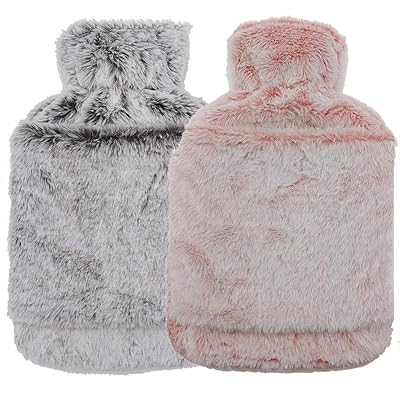 湯たんぽ 注水式 容量2L お湯入れ 秋冬防寒対策 かわいい カバー付き フワフワ ゆたんぽ 暖か