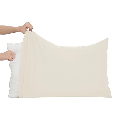 枕カバー 43*63cm 3D伸縮 大きめ 300本高密度生地 コットン ピローケース まくらカバー 枕カバー