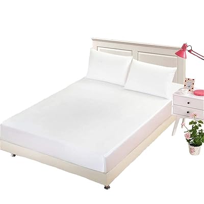 ボックスシーツ ダブル 夏は涼しく ベッドシーツ 光沢 ツルツル シルクみたい艶と肌触り感