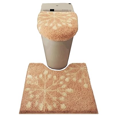 トイレマット フタカバー 3点セット 便座カバー ふんわり 洗える トイレマット セット 洗浄