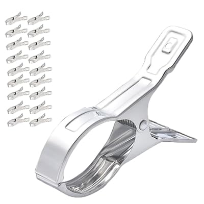 【18個セット】洗濯バサミ ステンレス ピンチ アルミ スリム 物干し 旅行 おしゃれ ハンガー