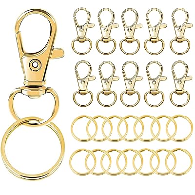 キーホルダー金具 キーリング 25個入り キーホルダー パーツ ナスカン キーホルダー リング