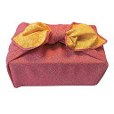 ふろしき 風呂敷 リバーシブル 90cm 大判 鮫小紋 桜 ちりめん 両面染め 四面縫製 二四巾 Lサイ