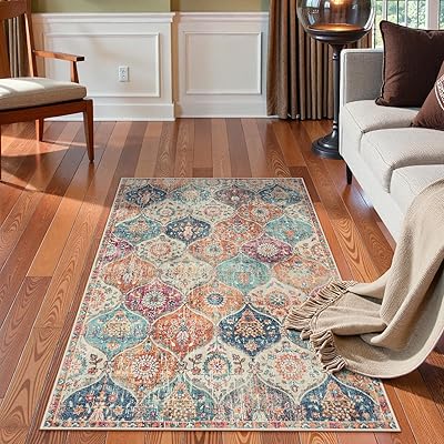 ラグ 1畳 洗える 90×150cm ホットカーペット対応 モロッコ柄 ラグマット ふわふわ オールシー