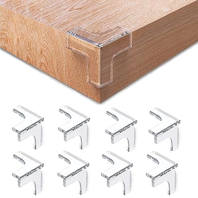 コーナーガード コーナークッション 8個セット 透明 柔かいPVC 子供 年配の方 ケガ防止 家具