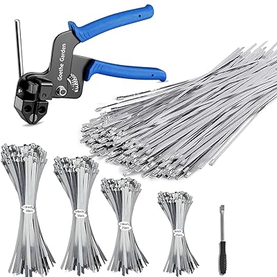 WCT322 ステンレススチール ケーブルタイガン 最大幅12mm幅のケーブルタイの固定と切断用 4サ