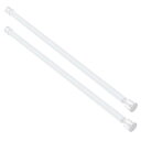 シャワーカーテンロッド 錆びない 滑り止め 調節可能 突っ張りカーテンロッド ドリル不要