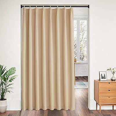 遮光 間仕切りカーテン 断熱 おしゃれ ドアカーテン UVカット 防寒 保温 省エル のれん 防音