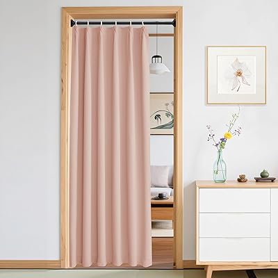 遮光 間仕切りカーテン 断熱 おしゃれ ドアカーテン UVカット 防寒 保温 省エル のれん 防音