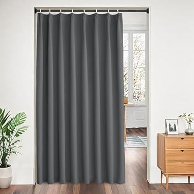 遮光 間仕切りカーテン 断熱 おしゃれ ドアカーテン UVカット 防寒 保温 省エル のれん 防音