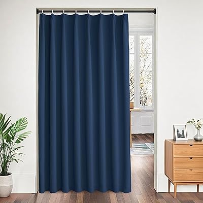 遮光 間仕切りカーテン 断熱 おしゃれ ドアカーテン UVカット 防寒 保温 省エル のれん 防音