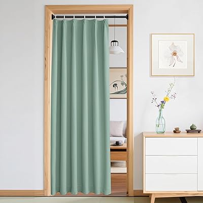 遮光 間仕切りカーテン 断熱 おしゃれ ドアカーテン UVカット 防寒 保温 省エル のれん 防音