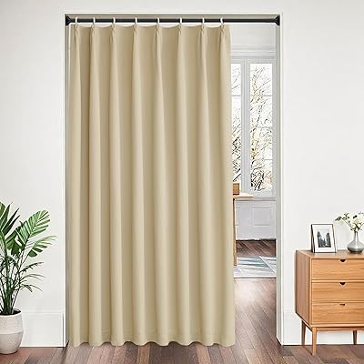 遮光 間仕切りカーテン 断熱 おしゃれ ドアカーテン UVカット 防寒 保温 省エル のれん 防音