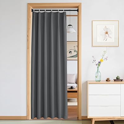 遮光 間仕切りカーテン 断熱 おしゃれ ドアカーテン UVカット 防寒 保温 省エル のれん 防音