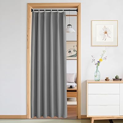 遮光 間仕切りカーテン 断熱 おしゃれ ドアカーテン UVカット 防寒 保温 省エル のれん 防音