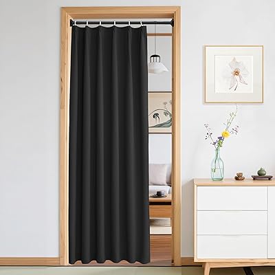 遮光 間仕切りカーテン 断熱 おしゃれ ドアカーテン UVカット 防寒 保温 省エル のれん 防音