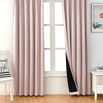 カーテン 遮光カーテン 1級遮光 2枚組 黒裏地 断熱 防寒 防音 省エネ 厚手 無地 おしゃれ 洗え