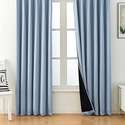 カーテン 遮光カーテン 1級遮光 2枚組 黒裏地 断熱 防寒 防音 省エネ 厚手 無地 おしゃれ 洗え