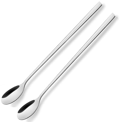 パフェスプーン ロングスプーン 2本セット 22.5cm ステンレス製 食洗機対応 マドラー アイスコ