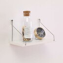 ウォールシェルフ オープンシェルフ 白 (30cm) 壁を傷つけない 吊り棚 取り付け簡単 DIY
