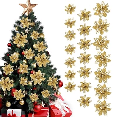 クリスマス オーナメント ポインセチア 造花 クリスマスリース クリスマスツリー飾り 自宅