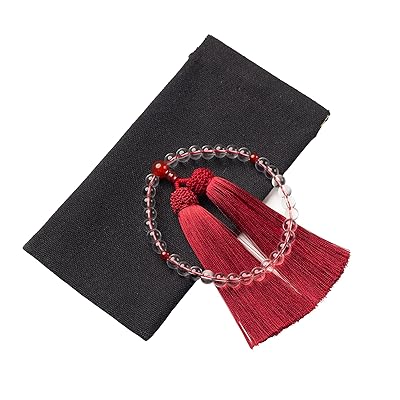 数珠 女性用 葬儀 念珠 本水晶 ホワイトクリスタル 数珠入れ 36玉 手作り念珠 葬式 墓参り 法