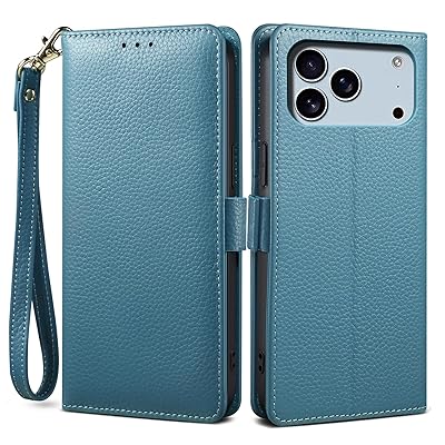 【 2025 新登場! 高級シュリンクカーフレザー】iPhone 17 Pro 用の ケース 手帳型 本革 牛革 カー