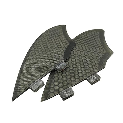 ボードフィン Keel fin 2フィン 2枚セット サーフィン スラスタ surfboard fins FUTURE&FCS&FCS2 (ブラッ