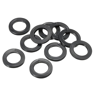乐天商城 - M15 ゴム平ワッシャー 10個入り 15mm ID 23 mm OD 2.5mm厚さ シーリング スペーサー ガスケット リン