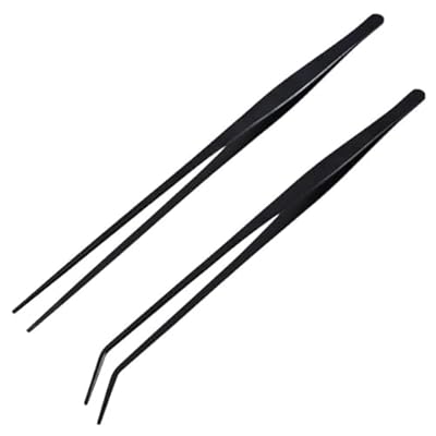 乐天商城 - ピンセット 長い 爬虫類 ロング 水草用ピンセット2本セット ロングタイプ 2本セット 27cm ステ