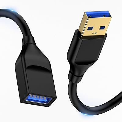 USB 3.0 延長ケーブル 1.83M 5Gbps高速データ転送 USB 延長コード USB3.0規格 タイプAオス - タイプA
