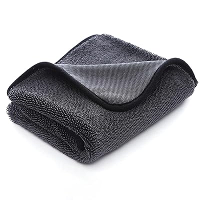 洗車タオル マイクロファイバー 【超大判・超吸水】 1枚入 60CM*90CM 単面 極厚 超便利 専用ド