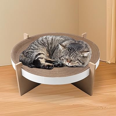 猫 爪研ぎ ボウル つめとぎ ねこ 爪とぎ 段ボール 両面使える 交換可能 ネコ バリバリ 運動不足 ストレス解消 組立簡単ブランド色ホワイトモデルZ-MZW-1C商品説明【商品概要】【サイズ】猫爪研ぎ：直径45cm、厚さ、4cm、1枚入り。本体サイズ：縦49cm×横49cm×高さ18cm。【ボウル設計】円形ボウル設計で猫のカラダにぴったりフィット、遊びも寝転がりも OK。超大サイズなので、大きな猫ちゃんも小さな猫ちゃんもどんな体型でも快適に使いやすい。【長持ち】無害な高密度ダンボール素材を使用しており、丈夫で長持ちするので経済的。両面使用可能なので、長く使えてコスパも抜群です、猫ちゃんの爪とぎをより長く楽しんでいただけます。【簡単組み立て】組み立てはとても簡単で、付属のネジとドライバーだけで短時間で設置可能です。初めての方でも安心して組み立てられます。【交換可能】フレームは高品質なメラミンボード製で破損しにくく、爪とぎは単品で購入・交換が可能です。【商品説明】"円形ベッド直径約 45cm、大型猫もピッタリ。小型猫は 2 匹で寝そべる姿も超可愛い✨ 高さ 18cm は高所好きな猫の習性に合い、魅惑のベッドで猫ちゃんが虜に！ つめとぎ部分のみ交換可で経済的、底面の穴から手で押すだけ簡単交換。 品質にこだわった、猫に欠かせない長く使えるつめとぎベッドです。"【商品詳細】商品種別：爪とぎ商品名：猫 爪研ぎ ボウル つめとぎ ねこ 爪とぎ 段ボール 両面使える 交換可能 ネコ バリバリ 運動不足 ストレス解消 組立簡単製造元：商品番号：Z-MZW-1C商品内容：ボウル-18CM色：ホワイト【当店からの連絡】