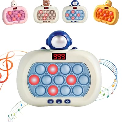 プッシュポップ ゲーム 知育玩具 おもちゃ 光る 音声付き 早押しボダン 電動 ゲーム スクイーズ 集中力 ストレス解消 グッズ 指先訓練 集中力 (宇宙飛行士 第五世代13キー) nextmart-10405161 NEXTMART パッケージ画像