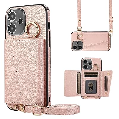 iPhone16plus 用の ケース 手帳型 肩掛け アイフォン16プラス 用の ショルダー スマホケース アイ