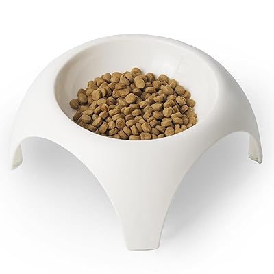 乐天商城 - 猫用食器 高さ8cm 浅型ひげに優しい浅型設計 食べやすい 快適食事 割れにくい食品グレード